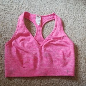 I am selling a mostly  pink and white bra